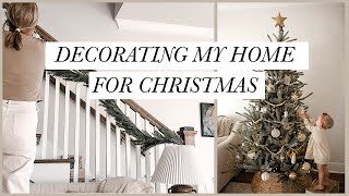 DECORATE FOR CHRISTMAS WITH ME [upl. by Kind]