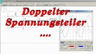 Doppelterkaskadierterbelasteter Spannungsteiler  komplexe Wechselstromrechnung Simulation [upl. by Margaux644]