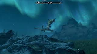 Skyrim Giant riding a Dragon [upl. by Ardaed]