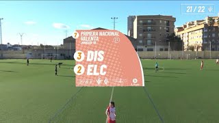 Resum Discóbolo La Torre AC 3 2 Elche CF B Femenino 11 12 2021 [upl. by Ethbin]