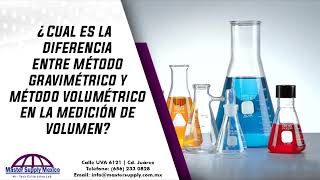 Cual es la diferencia entre método gravimétrico y método volumetrico en la medición de volumen [upl. by Erehpotsirhc]