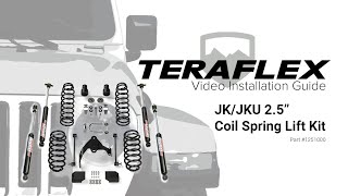 TeraFlex Install JK 25quot Spring Lift Kit [upl. by Bunde]