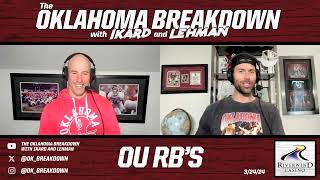 OU Roster Breakdown Running Back Sawchuck Hicks Barnes Franklin Robinson amp Tatum [upl. by Osnerol]