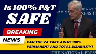 CAN VA REDUCE A 100 PampT Rating va disability compensation benefits veterans rating claim [upl. by Novla]