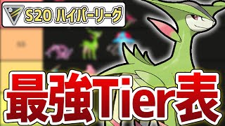 【最新版Tier表】現環境のハイパーリーグの全てが分かる！S20 ハイパーリーグ 最強キャラランキング913【GOバトルリーグ】【ポケモンGO】 [upl. by Sherer]