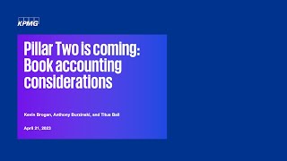 BEPS Pillar 2 is coming Book accounting considerations [upl. by Eeslehc]