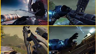 Destiny 1  All Exotic Weapons  Gun Sounds amp Reload Animations [upl. by Hodess]