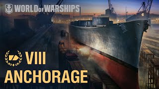 Dry Dock Anchorage — American cruiser  World of Warships [upl. by Halie]