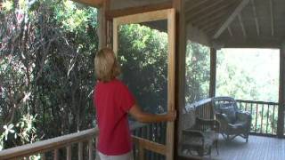 How to Install a Solid Wood Screen Door from Screen Tight™ [upl. by Trah]