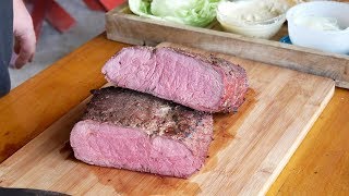 74 domácí grilovaný roastbeef [upl. by Innavoij]