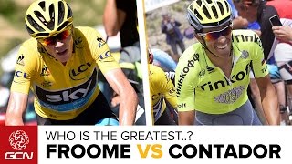 Chris Froome Vs Alberto Contador – Who Is The Greatest Tour De France Winner [upl. by Dibbrun]