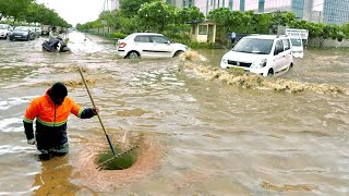 Flooded Streets Be Gone Unclogging the Storm Drain Solution [upl. by Byron39]