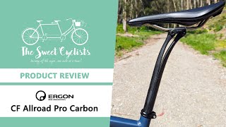 Ergon CF Allroad Pro Carbon Suspension Seatpost Review  feat Leaf Spring Design  FlipHead [upl. by Nivla324]