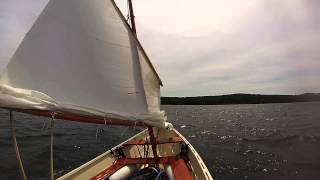 Ness Yawl Sundowner sailing in NH [upl. by Norrehc]