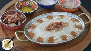 Ramadan Frühstück Persisches Porridge  HalimHaleem [upl. by Bosch]