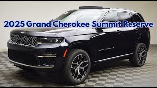 Walkaround 2025 Midnight Sky Jeep Grand Cherokee Summit Reserve 4x4 [upl. by Flaherty]