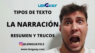 Tipos de texto la narración Comentario de texto Selectividad EVAU PEVAU [upl. by Loreen]