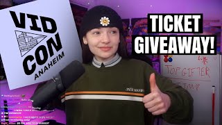 Aimsey Gives Away A FREE Ticket To VidCon Anaheim [upl. by Magena]