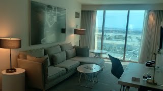 Delano Las Vegas  Scenic King Suite 17916 roomtour casino mgm delano suitelife [upl. by Wasserman]