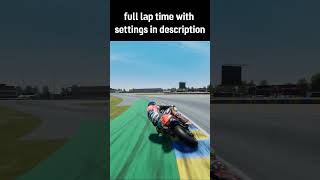 MotoGP 24  LE MANS Moto2 WORLD RECORD  SETUP motogp24 worldrecord lemans promo52 gaming [upl. by Mala]