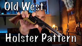 How to make a Holster Pattern for a Six Shooter [upl. by Lasiaf37]