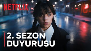 Wednesday  2 Sezon Duyurusu  Netflix [upl. by Lolanthe]