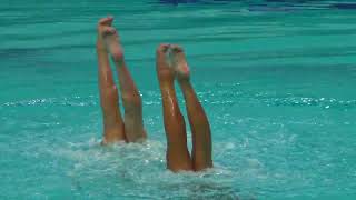 Artistic Swimming Duet Technical 2024USA [upl. by Luwana896]