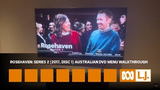 Rosehaven Series 2 2017 Disc 1 Australian DVD Menu Walkthrough [upl. by Lam]