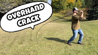 Overhand Crack Whip Crack Tutorial [upl. by Hulbert]