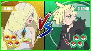 Pokemon Battle Pedia Gladion Vs Lusamine [upl. by Rriocard144]