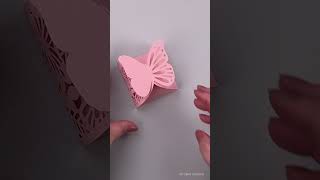 Butterfly Treat Box with Cricut [upl. by Iarised490]