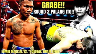 Eumir Marcial Vs Thoedsak Sinam full fight GRABENG LAKAS NG PINOY ROUND 3 BAGSAK ANG KALABA [upl. by Eelame]