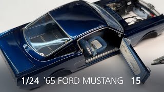 FORD MUSTANG FASTBACK 124 REVELL  part 15 [upl. by Mutat]