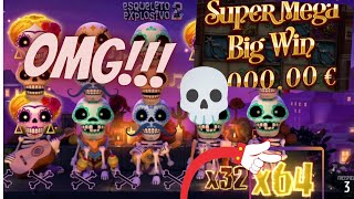 BIG WIN ESQUELETO EXPLOSIVO 2 amp The One Armed Bandit 1000 x Freispiele 🔥 [upl. by Lucio888]