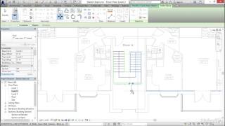 Revit Tutorial  Working with stairs [upl. by Ydnirb610]