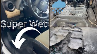 How To Dry Out Car Flooded interior Professionally and Easy [upl. by Rod]