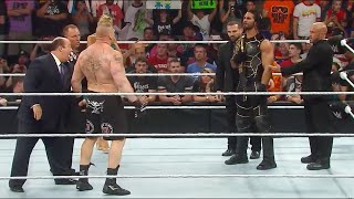 Brock Lesnar vs Seth Rollins  Brock Lesnar Destroyed Cameraman  WWE RAW [upl. by Ydorb945]