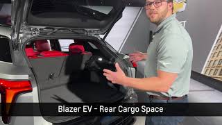 2024 Chevy Blazer EV Education – Rear Cargo Space  Chevrolet [upl. by Lovel]