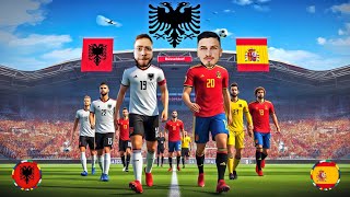 SHQIPERIA vs SPANJA në Euro 2024   SHQIPGaming [upl. by Coh]