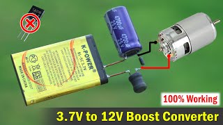 Voltage Boost converter circuit 37V to 12V [upl. by Karissa110]