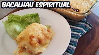 BACALHAU FACIL DE FAZER  BACALHAU GRATINADO COM MOLHO BRANCO  Novatos na Cozinha [upl. by Nita]