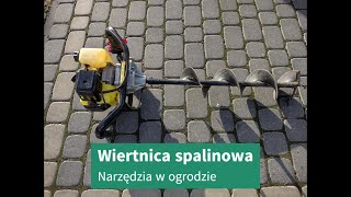 Wiertnica spalinowa  Narzędzia w ogrodzie [upl. by Haidabej688]