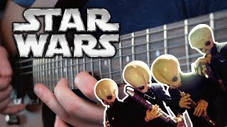 Star Wars Cantina Theme on Guitar [upl. by Ecnedurp]