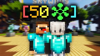 Hitting 50🌟 in Skywars w Infernally [upl. by Rodger]