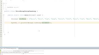 How to Print a String Array Using Java [upl. by Enirol600]