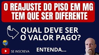 REAJUSTE DO PISO DA EDUCAÇÃO EM 2024 PARA MINAS GERAIS TEM QUE SER DIFERENTE  ENTENDA [upl. by Nekial392]