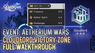 Cloudford Victory Zone Full Walkthrough  Aetherium Wars Event【Honkai Star Rail】 [upl. by Damalis]