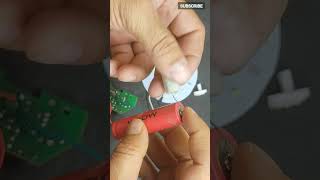 How to make emargency led light  rechargeable led light bulb shorts viral diy [upl. by Sucramrej]