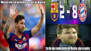 MEMES MESSI SE VA DEL BARCELONA NO SE PRESENTA A LAS PRUEBAS Y BRAITHWAITE QUIERE LA 10 DE MESSI [upl. by Mather]