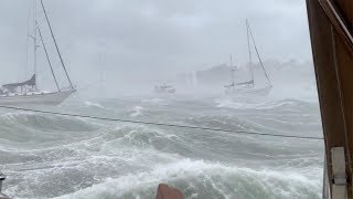 Boat Technician Films Storm At Cape Cod [upl. by Grimbald486]